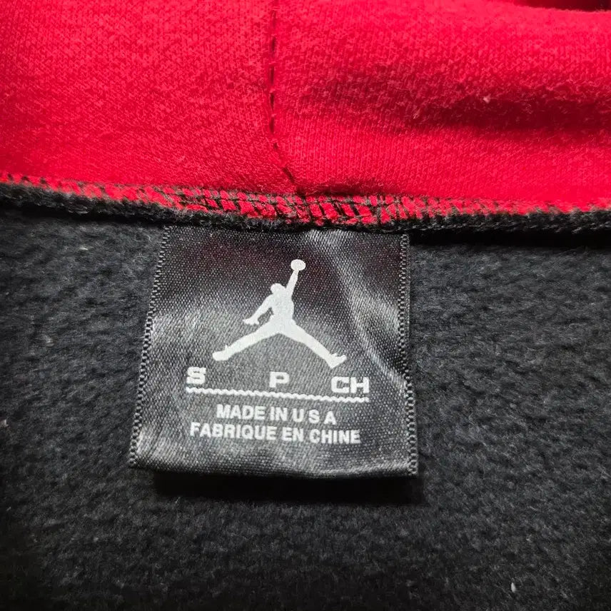 [SOLD OUT] 조던 블랙 레드 후드티 S