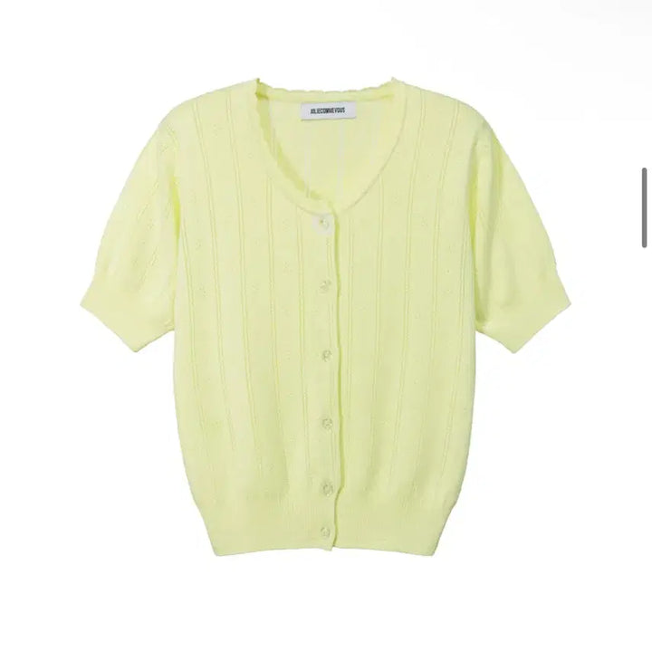 [SOLD OUT] JOLIECOMMEVOUS 라임 니트 가디건+탑 세트 (프리)