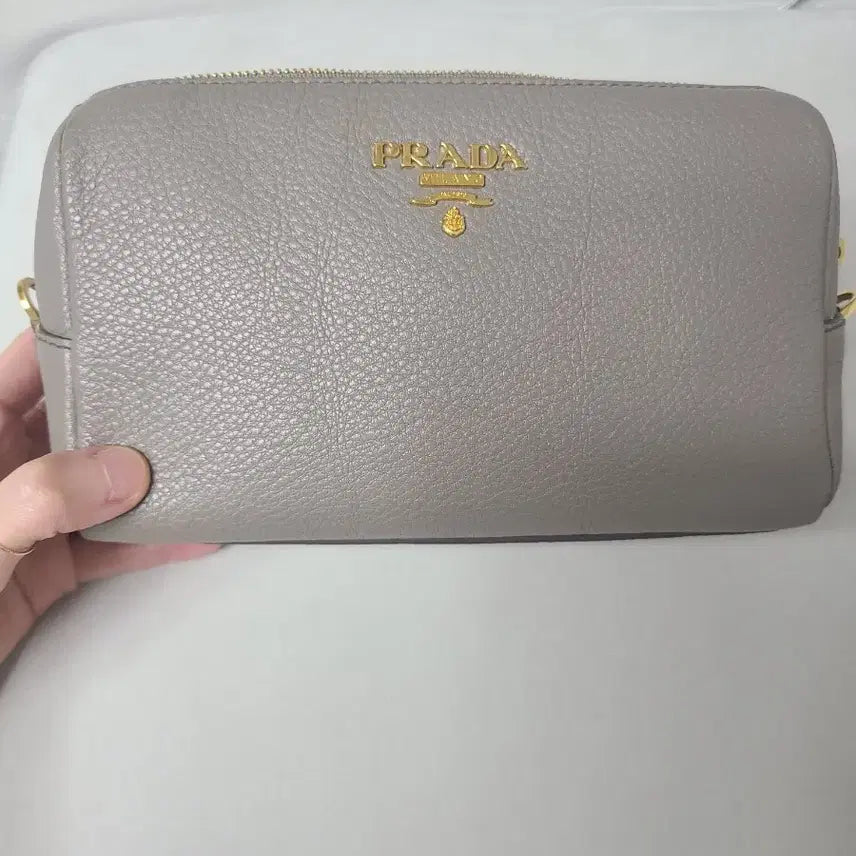 [BUNJANG] Prada Leather Pouch Mini Bag / 프라다 가죽 파우치 미니백