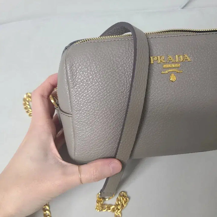 [BUNJANG] Prada Leather Pouch Mini Bag / 프라다 가죽 파우치 미니백