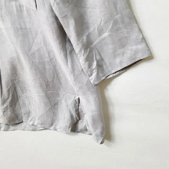 [BUNJANG] Zelal sports 린넨 100% 블라우스 그레이 / Zelal sports 린넨 100% 블라우스 그레이