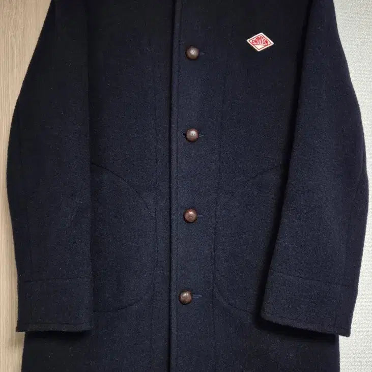 [BUNJANG] DANTON Hooded Single Coat 38 / [DANTON] 단톤 후드 싱글 코트 38