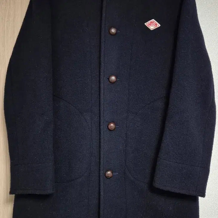 [BUNJANG] DANTON Hooded Single Coat 38 / [DANTON] 단톤 후드 싱글 코트 38