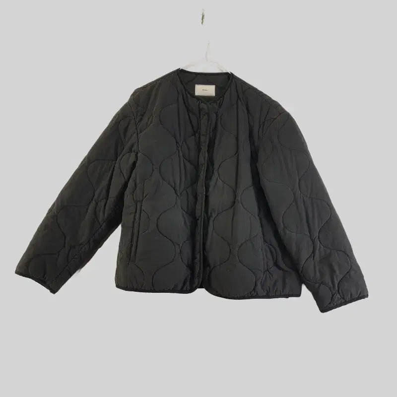[BUNJANG] BOWEN Women's Black Quilted Jacket / BOWEN 여성FREE 블랙 누빔 자켓 M0660