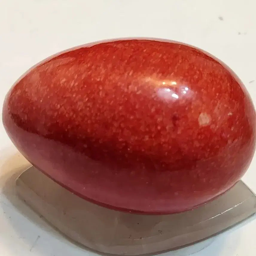 [BUNJANG] Red Stone Decoration / 레드 컬러 돌 장식(실제 비교)