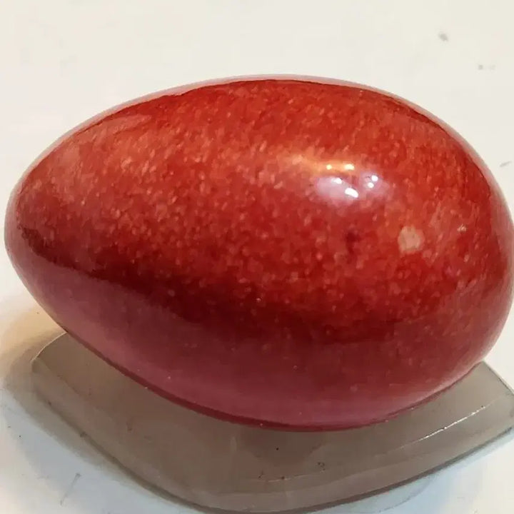 [BUNJANG] Red Stone Decoration / 레드 컬러 돌 장식(실제 비교)