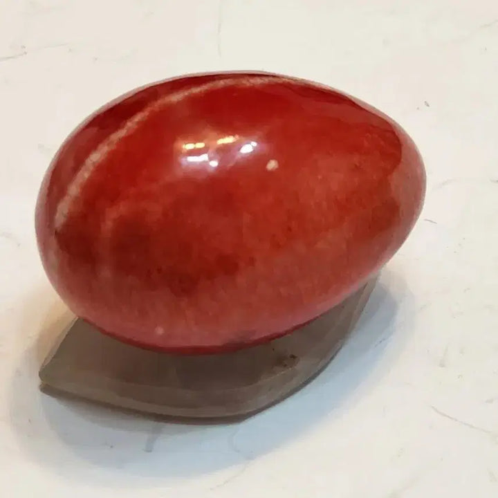 [BUNJANG] Red Stone Decoration / 레드 컬러 돌 장식(실제 비교)