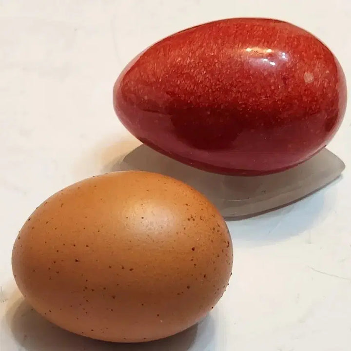 [BUNJANG] Red Stone Decoration / 레드 컬러 돌 장식(실제 비교)