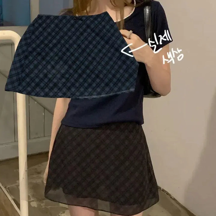 [BUNJANG] Chiffon Mini Skirt / 쉬폰 미니스커트 치마