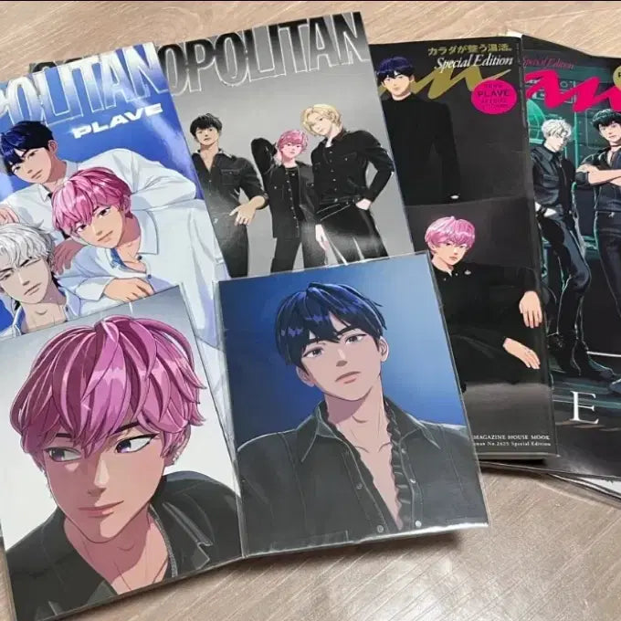 [BUNJANG] P.L.E (Playlist) Magazine Bundle Set with POB / 일괄) 플레이브 잡지 + 특전 포함