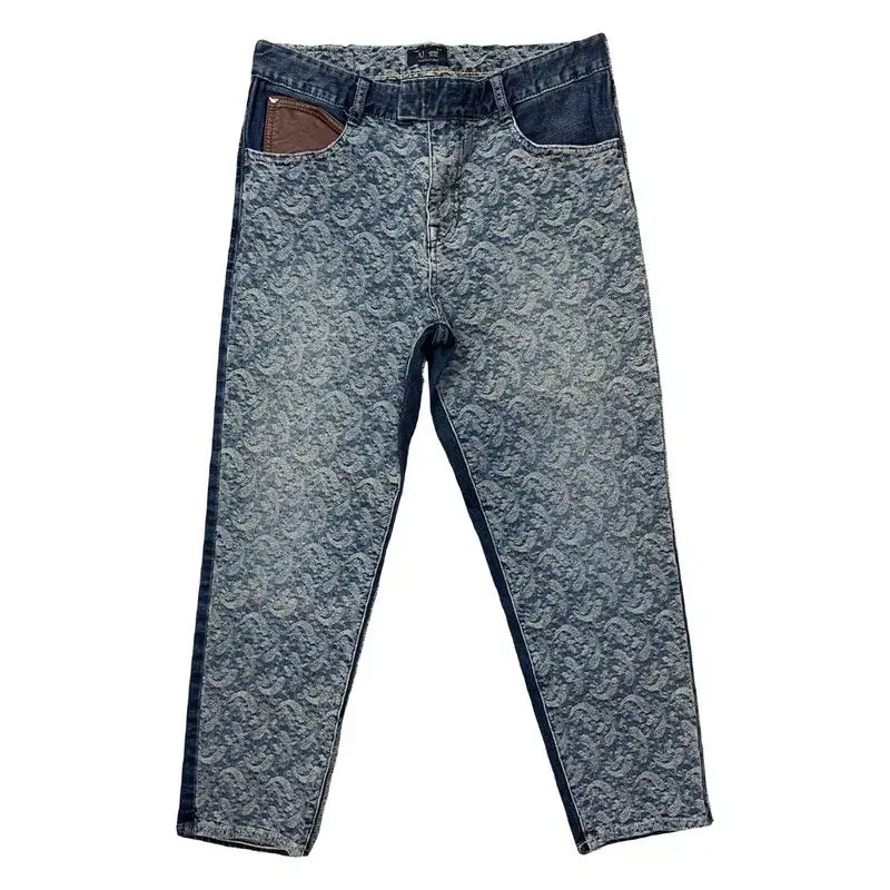 [BUNJANG] Armani Jeans Vintage Pattern Jeans / 알마니 진스 패턴 빈티지 청바지 160/68A