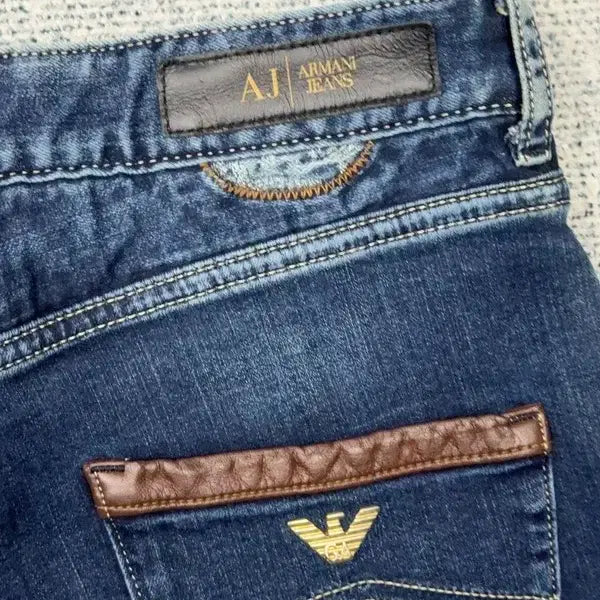 [BUNJANG] Armani Jeans Vintage Pattern Jeans / 알마니 진스 패턴 빈티지 청바지 160/68A