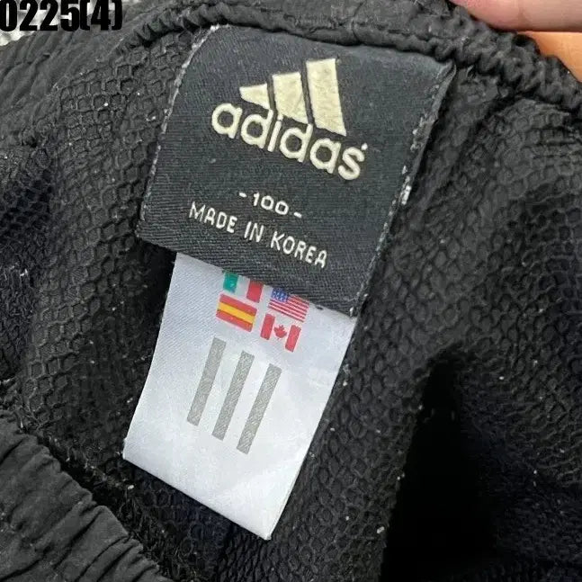 [BUNJANG] Adidas Training Pants Black (Size 100) / 100 아디다스 삼선 트레이닝 바지 블랙 0225(4)