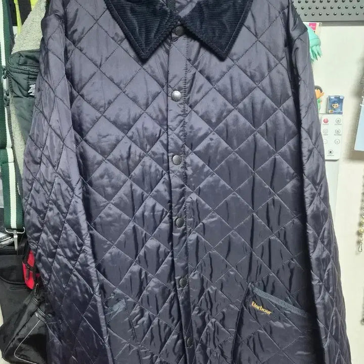 [BUNJANG] Barbour Quilted Jacket Navy L / 바버 퀼팅 자켓 네이비 L