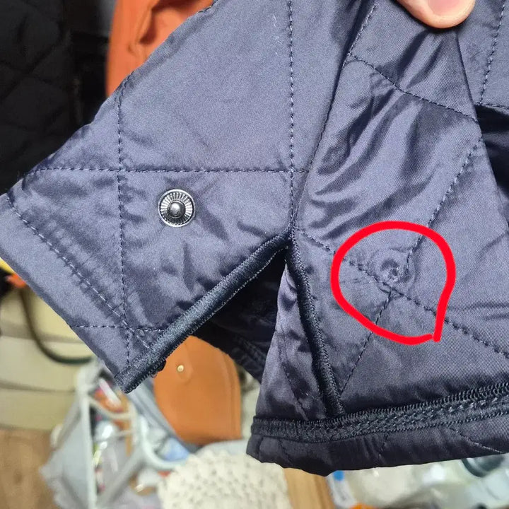 [BUNJANG] Barbour Quilted Jacket Navy L / 바버 퀼팅 자켓 네이비 L