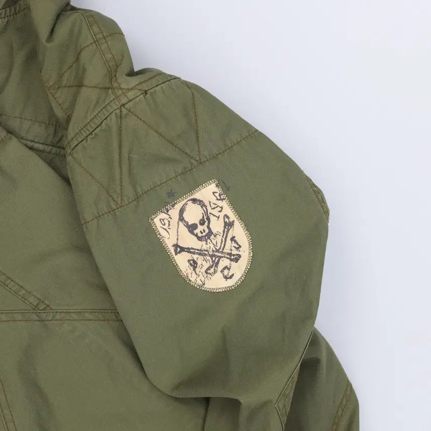 [BUNJANG] L Polo Jeans Skull Patch M-43 Military Field Jacket / L 폴로 진스 스컬패치 M-43 밀리터리 야상 자켓 4114