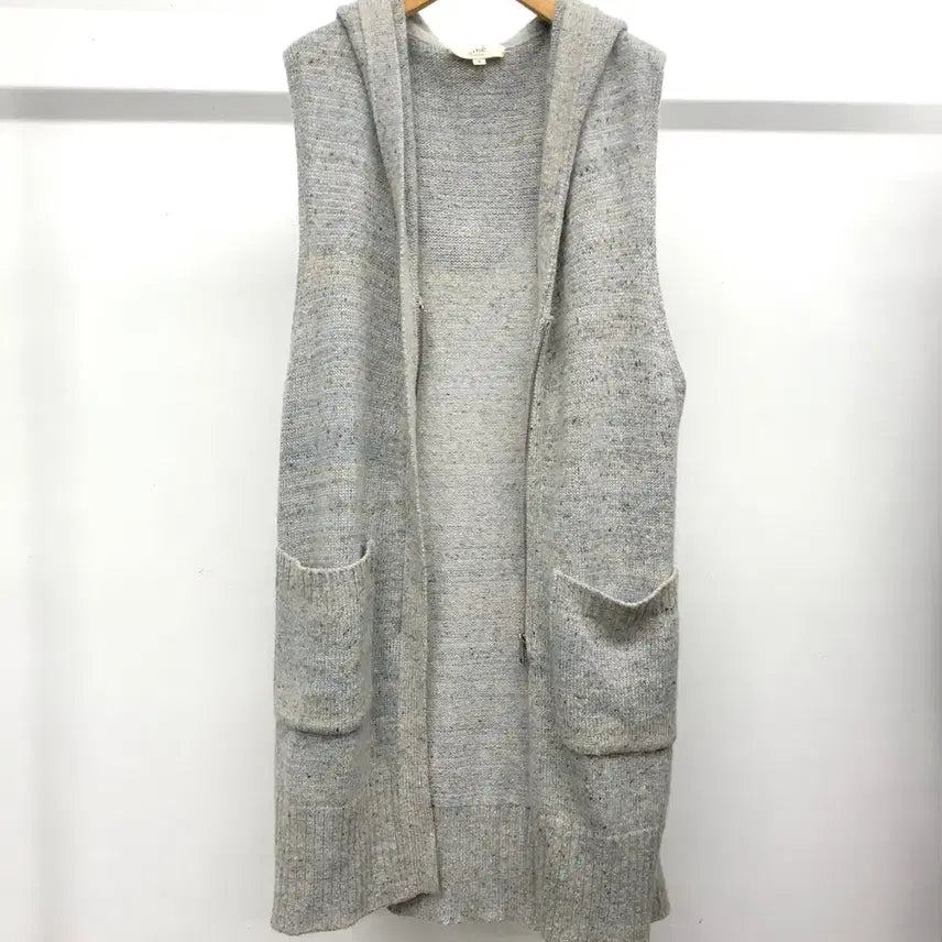 [SOLD OUT] 아떼 바네사브루노 후드 베스트 가디건 S
