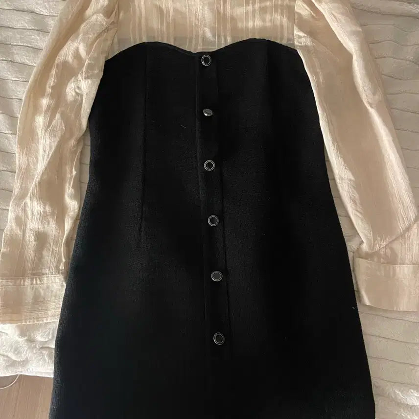 [BUNJANG] Atelier Nain Layered Midi Dress / Atelier nain 원피스