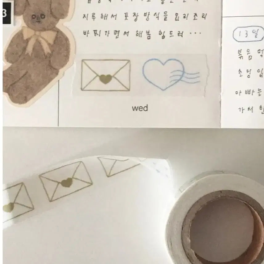 [BUNJANG] Jyanmung Letter Masking Tape / 쟌뭉님 레터 마테