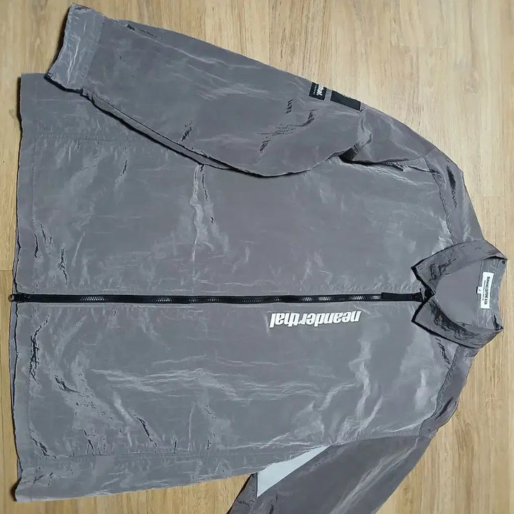 [BUNJANG] Burning Capone Nylon Metal Windbreaker Two-Way Jacket / 버닝카포네 나일론 메탈 바람막이 투웨이 자켓