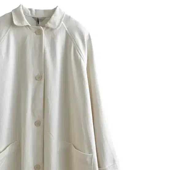 [BUNJANG] Maybebaby Long Trench Coat Ivory / 파보리토 롱트렌치 아이보리 / 메이비베이비, 스무드무드, 프롬비기닝