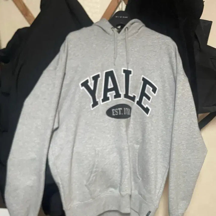 [BUNJANG] YALE Hoodie / 예일 YALE 회색 후드티