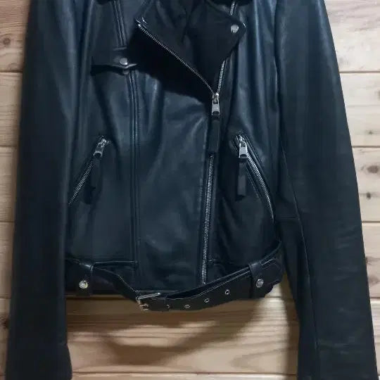 [BUNJANG] ZARA Leather Jacket / 자라 양가죽 자켓