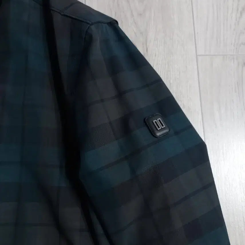 [BUNJANG] Daks Men's Check Pattern Zip-Up Jacket / 닥스 체크 패턴 남성용 집업 자켓100