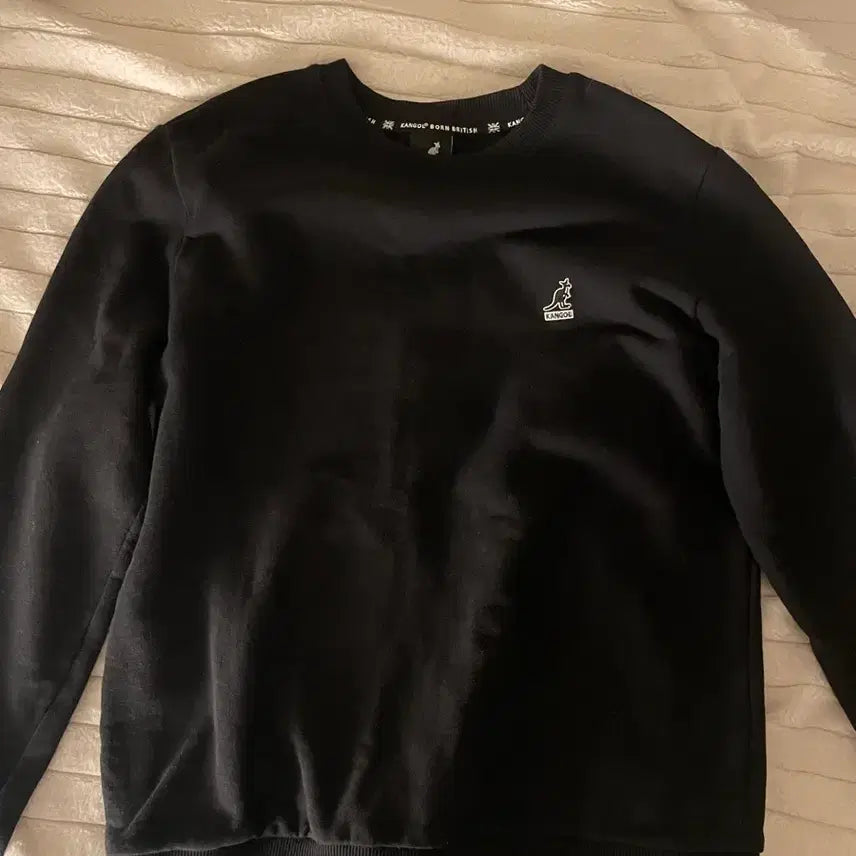 [BUNJANG] Kangol Black Sweatshirt / 캉골 블랙 맨투맨 티셔츠