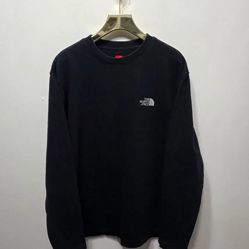 [SOLD OUT] 노스페이스 블랙 맨투맨 티셔츠 M