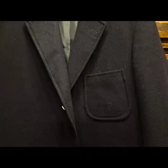 [BUNJANG] New Yorker J.PRESS Navy Flannel Blazer Jacket / 뉴요커 제이프레스 플란넬 네이비 자켓 블레이저