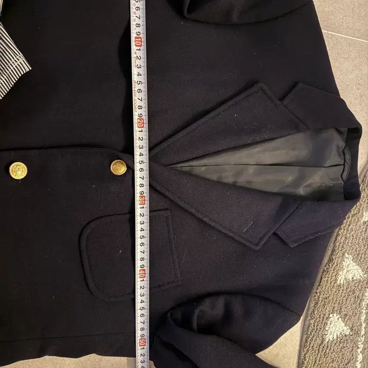 [BUNJANG] New Yorker J.PRESS Navy Flannel Blazer Jacket / 뉴요커 제이프레스 플란넬 네이비 자켓 블레이저