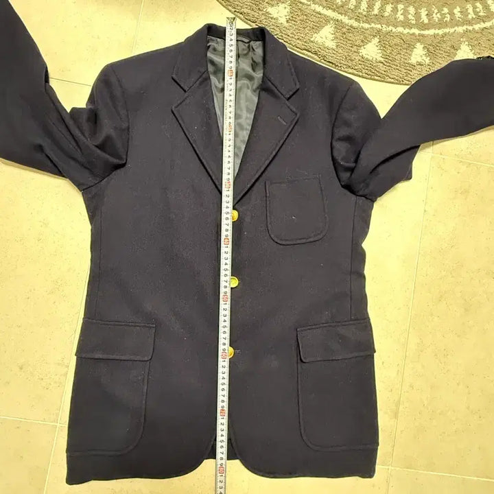 [BUNJANG] New Yorker J.PRESS Navy Flannel Blazer Jacket / 뉴요커 제이프레스 플란넬 네이비 자켓 블레이저