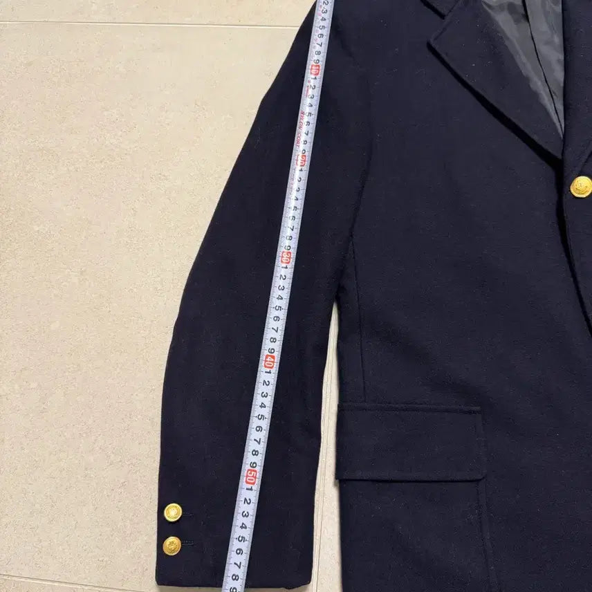 [BUNJANG] New Yorker J.PRESS Navy Flannel Blazer Jacket / 뉴요커 제이프레스 플란넬 네이비 자켓 블레이저