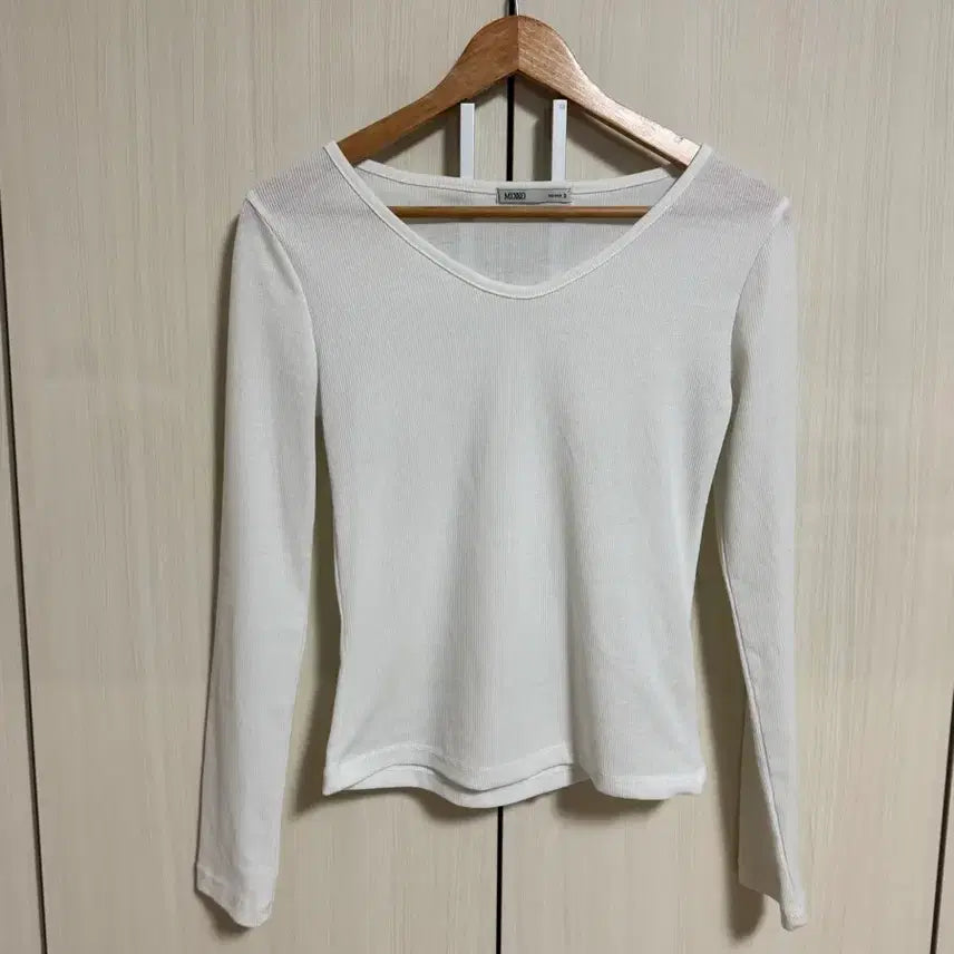 [SOLD OUT] 미쏘) 브이넥 긴팔 티셔츠