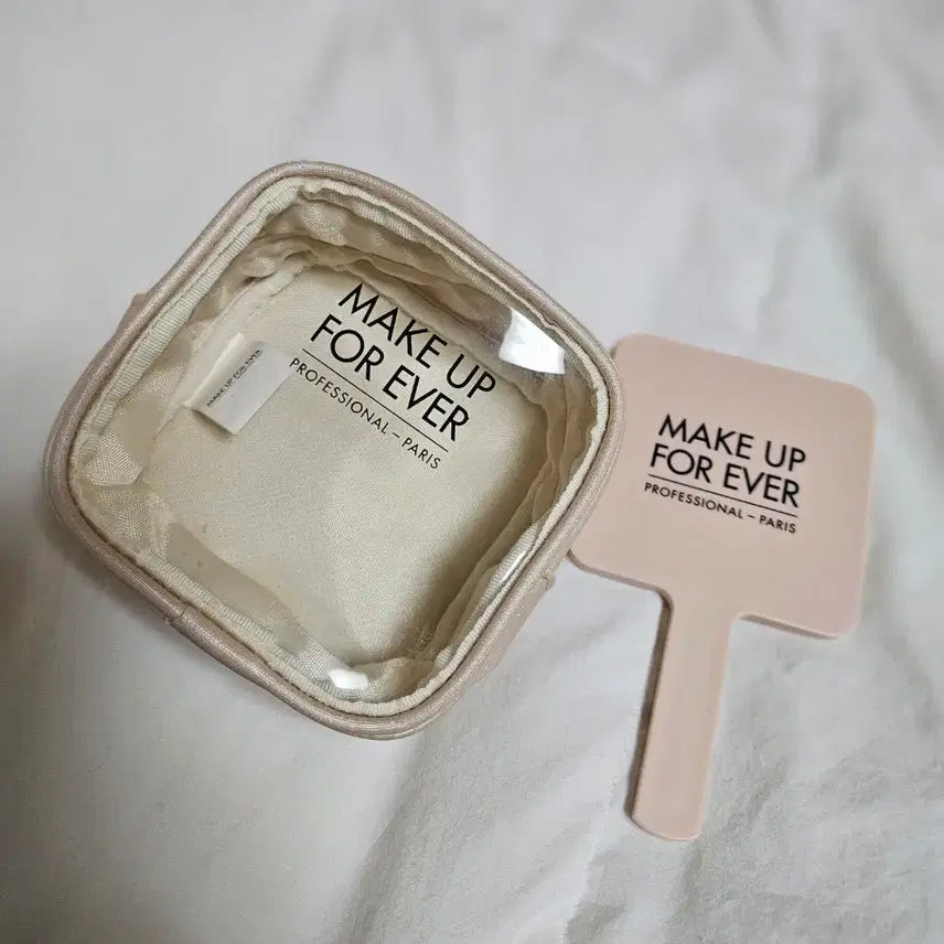 [BUNJANG] Make Up Forever Transparent Pouch Mirror Set / (새제품) 메이크업포에버 투명 파우치 거울 세트