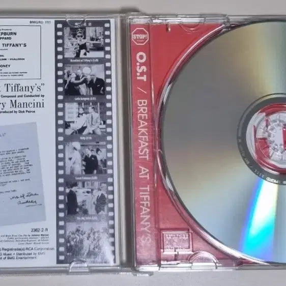 [BUNJANG] Tiffany OST CD Henry Mancini / 티파니에서 아침을 OST CD 헨리 맨시니
