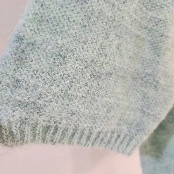 [BUNJANG] Alpaca Wool Knit Top / 알파카 퍼프소매 울 니트 / 봄신상 페미닌 고급 꽈배기 케이블 이너 반팔