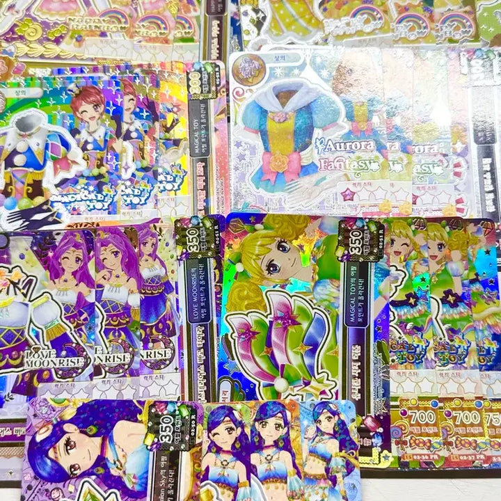 [BUNJANG] Aikatsu! Stars! Constellation Frame Set - Luna, Shū, Sola, Amy / 아이엠스타 아이카츠 별자리 프레 세트 루나 슈 연두 소라 에이미