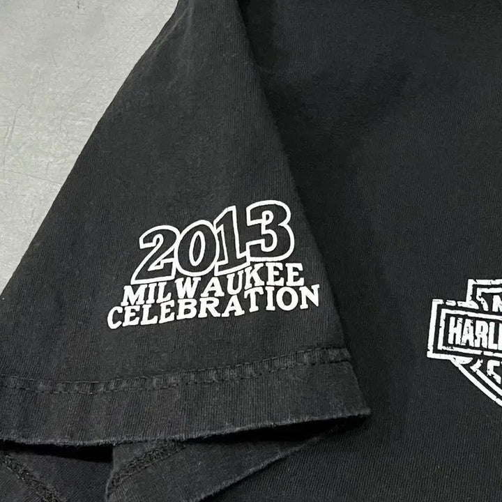 [SOLD OUT] 할리데이비슨 110주년 프린팅 반팔티 y15692