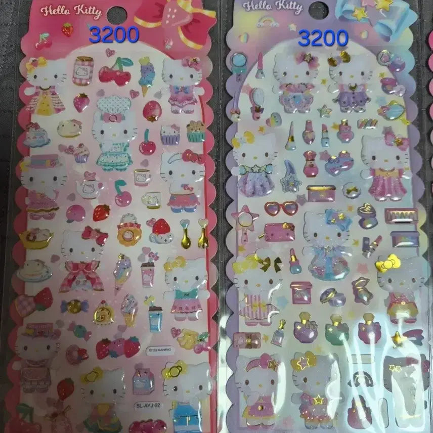 [BUNJANG] Sanrio Bonbon Drop 3D Crystal Sticker / 최저가) 산리오 봉봉드롭 유리알 3D 스티커 헬로키티 한교동