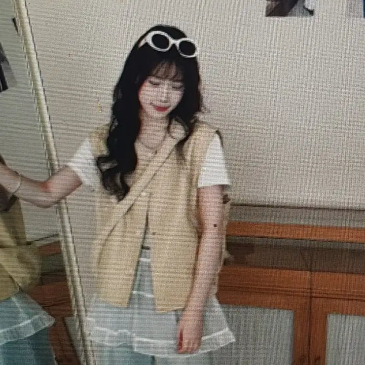 [BUNJANG] Layered Leather Vest + Bag Set (4 Colors) / (해외배송) 레이어드 레더 조끼 + 가방 세트 (4색)