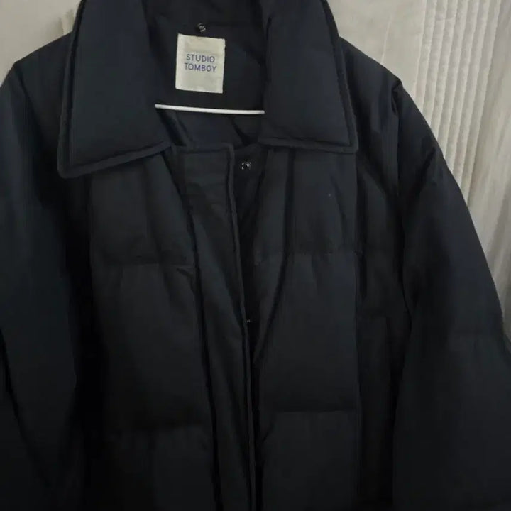 [BUNJANG] Studio Tomboy Navy Long Padded Jacket / 스튜디오톰보이 네이비 롱패딩