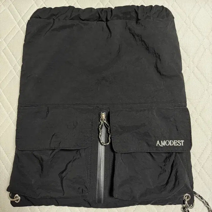 [BUNJANG] Modest Mood Backpack Black / 모데스트무드 백팩 블랙 (더스트백 포함)