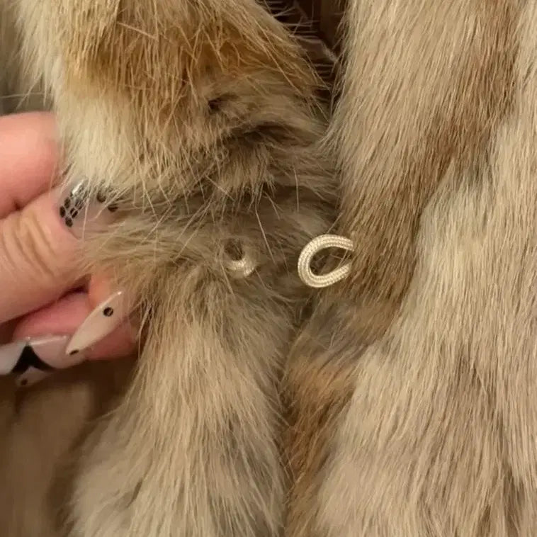 [BUNJANG] Adrienne Landau Real Rabbit Fur Coat Vintage / Adrienne Landau 리얼 래빗 퍼 코트 빈티지 오네갸루 히메갸루