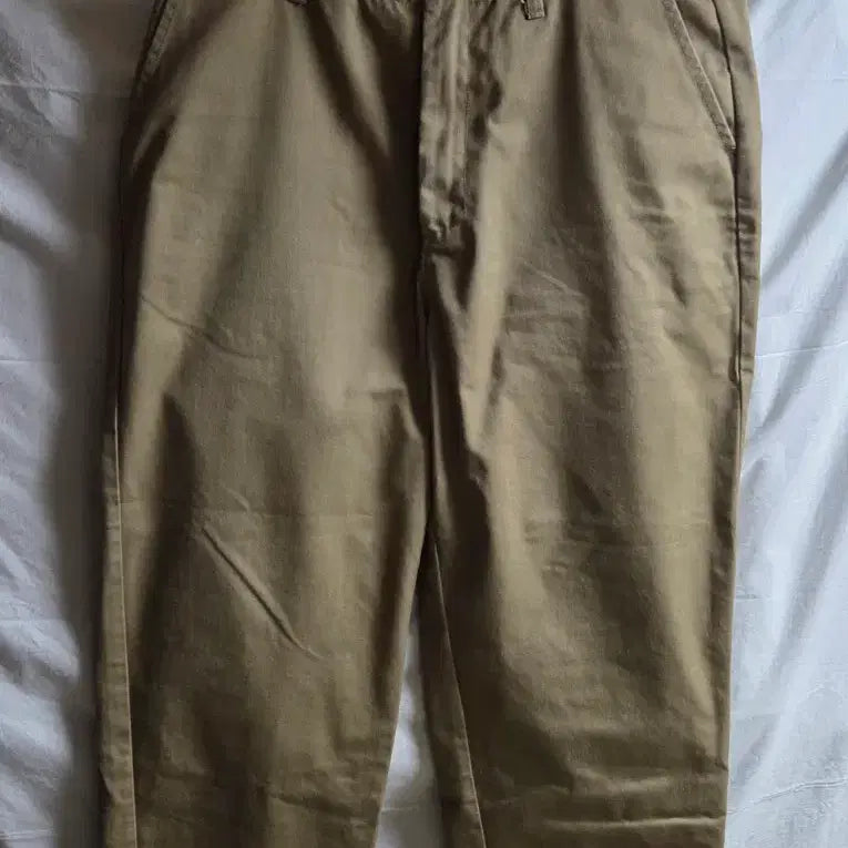 [BUNJANG] Universal Overall Chino Pants 34 Khaki / 유니버셜오버롤 치노 팬츠 34