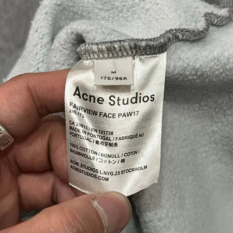 [BUNJANG] Acne Studios Logo Sweatshirt / 아크네스튜디오 로고 맨투맨 y15694