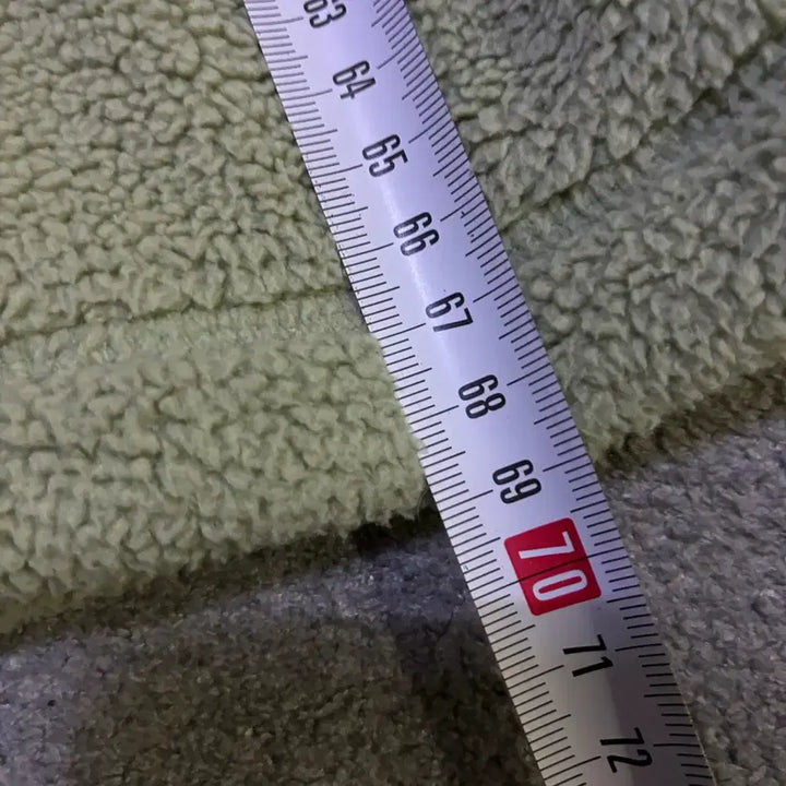 [SOLD OUT] 노스페이스 뽀글이 플리스 하프집업 연두색 m