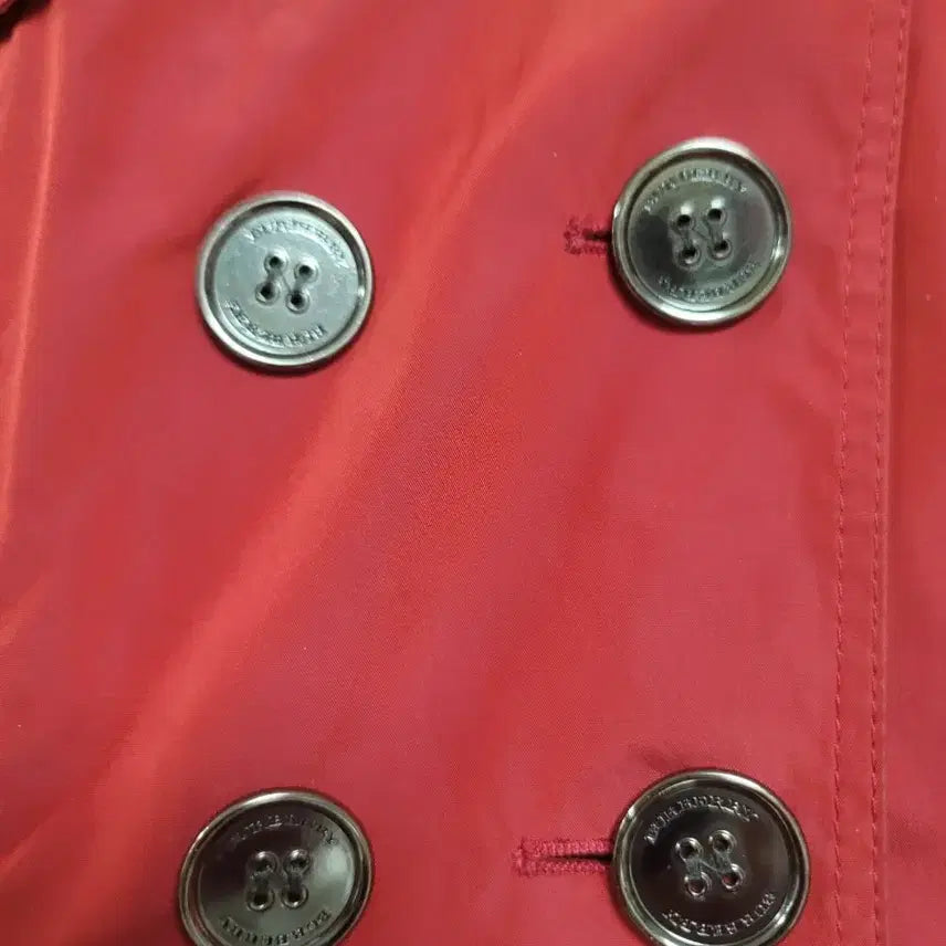 [BUNJANG] Burberry Red Trench Coat UK8 / 버버리 레드 트렌치 코트 여성용.uk8