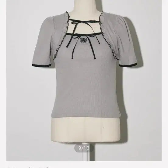 [BUNJANG] Pium Cape Blouse / 피움 더블 리본 케이프  블라우스 니트 리즈리사에블린마즈로지타